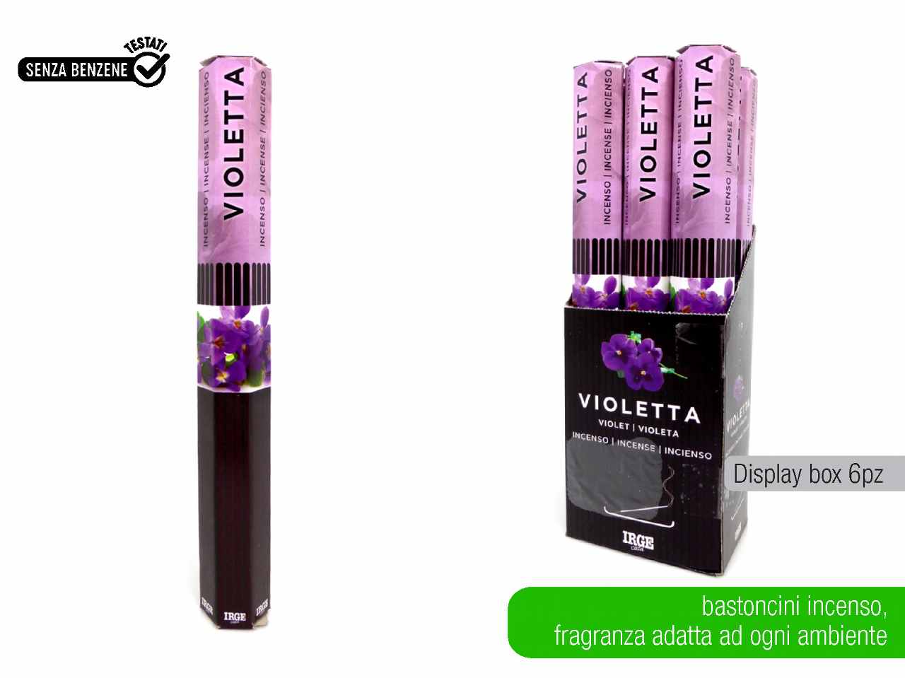 INCENSO VIOLETTA 20pz DEO4319A