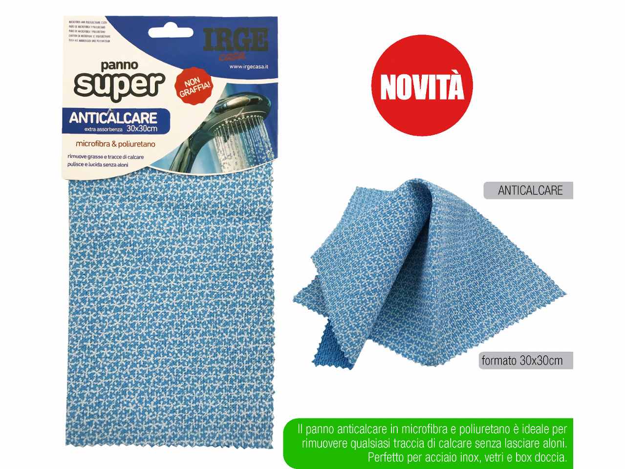 PANNO ANTICALCARE 30x30cm PAN5127A PANNO ANTICALCARE 30x30cm PAN5127A