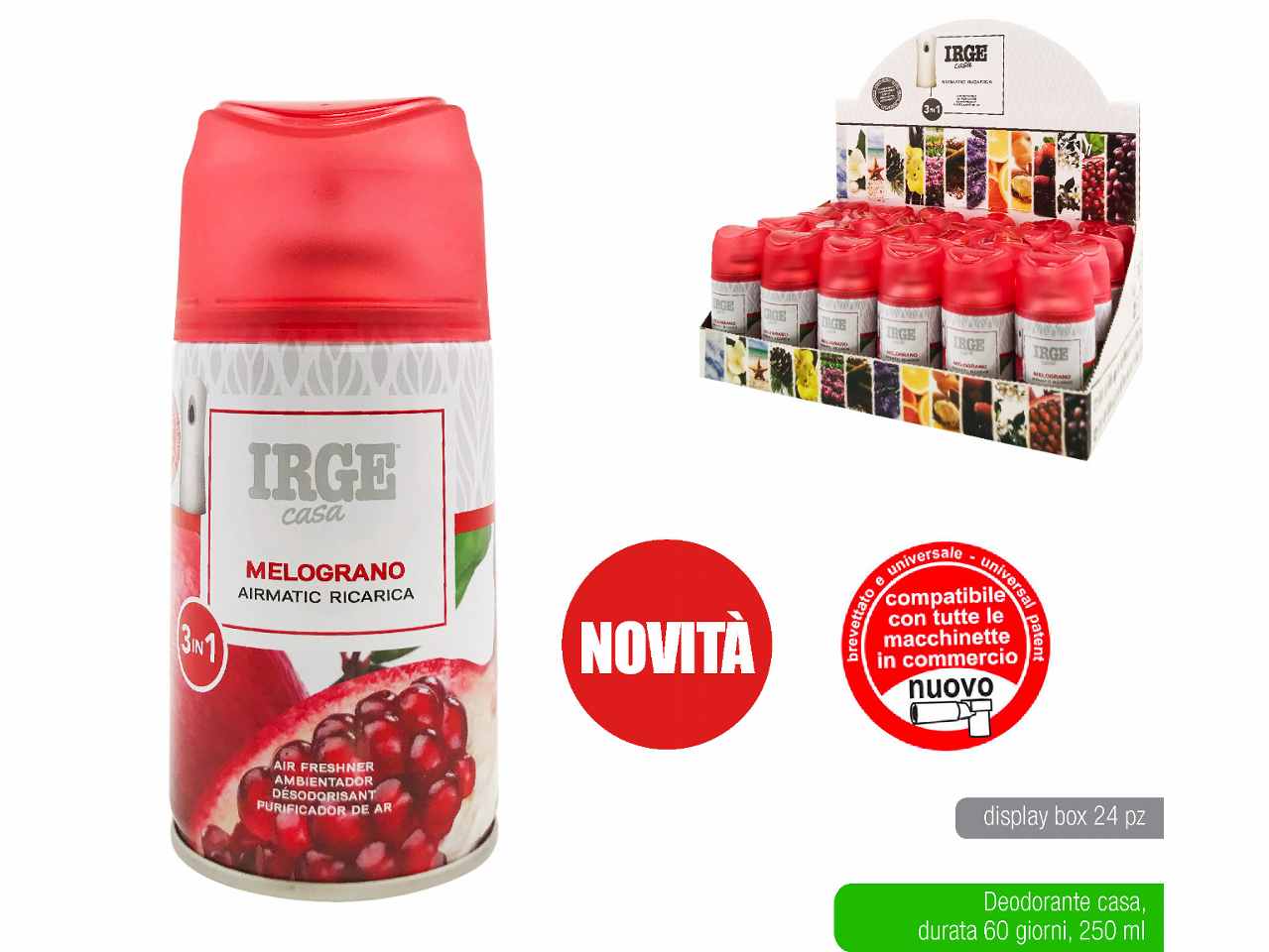 DEO IRGE 250ml MELOGRANO DEO5313A