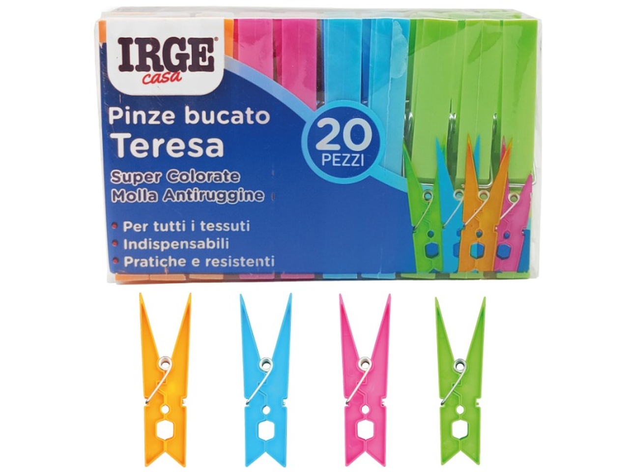 PINZE BUCATO IRGE TERESA 20PZ PIN6662A