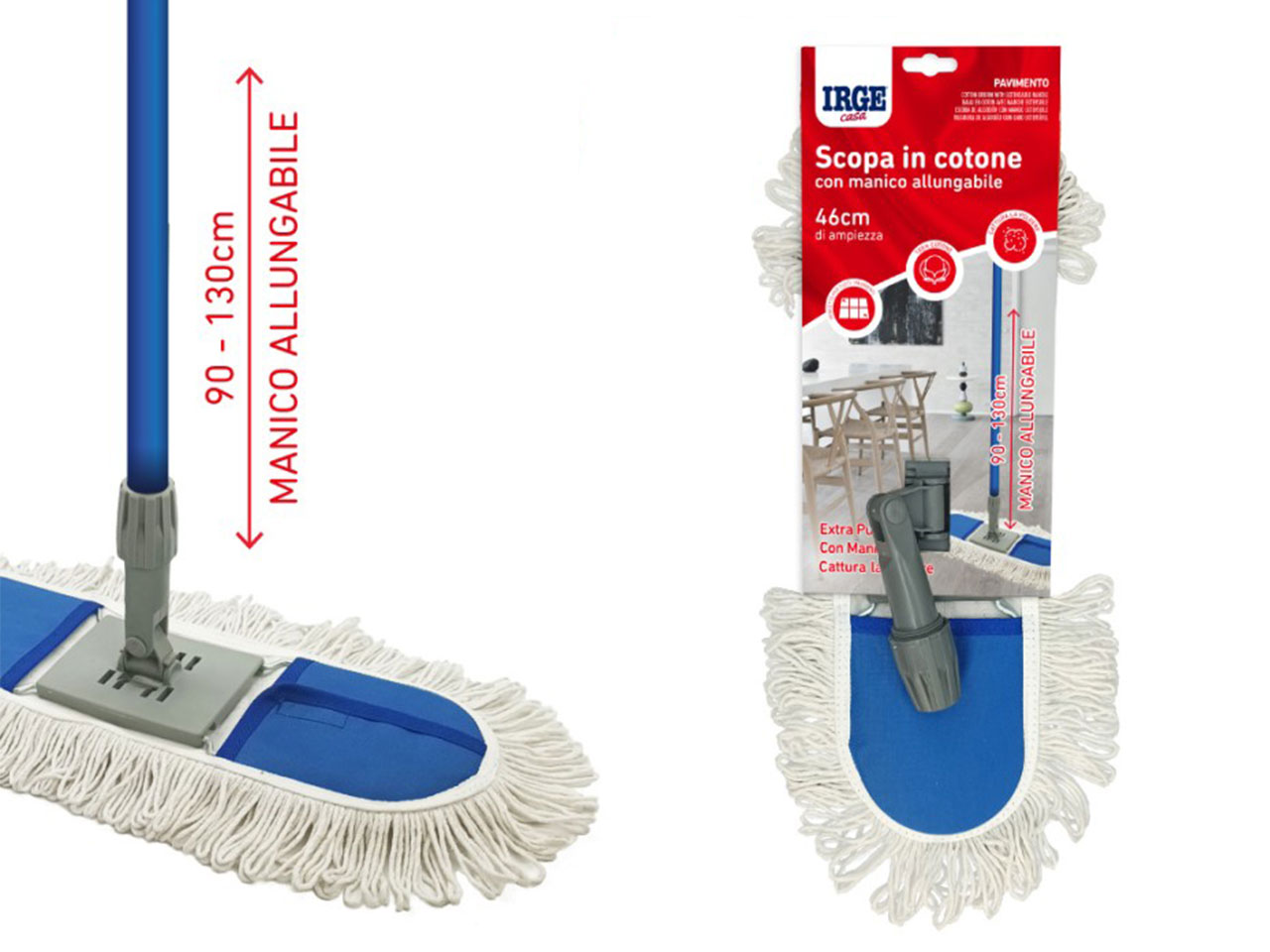 SCOPA COTONE ALLUNG. 90-135CM SCO6642A SCOPA COTONE ALLUNG. 90-135CM SCO6642A