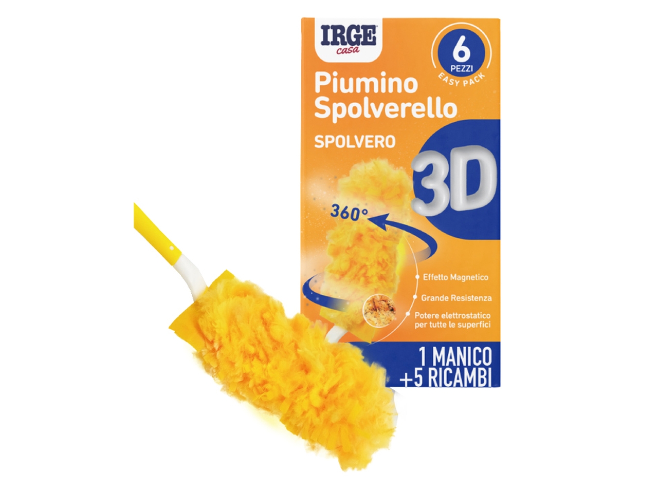 SPOLVERELLO 5 RICAMBI+MANICH. SPO6715A