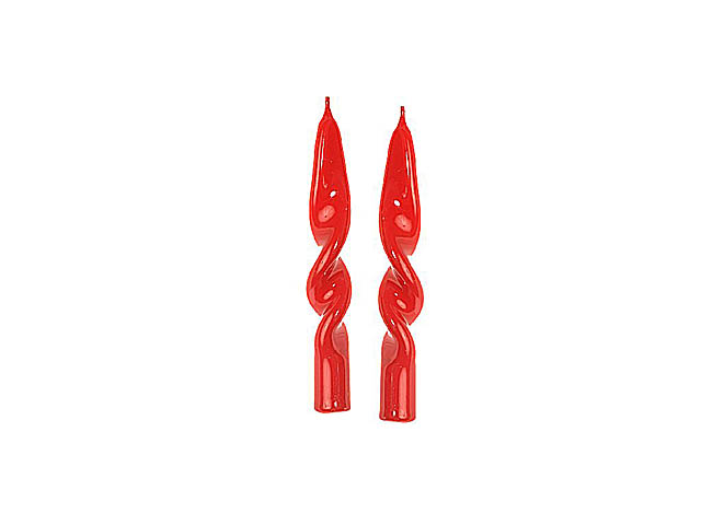 CANDELA FIAMMA 14X2CM 2PZ ROSSO LUCIDO 94884 CANDELA FIAMMA 14X2CM 2PZ ROSSO LUCIDO 94884