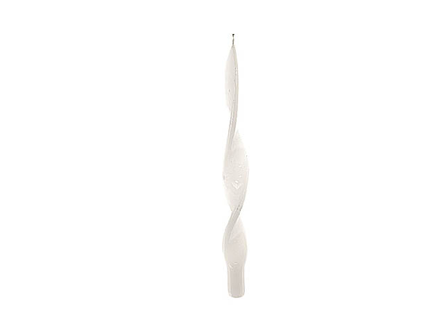 CANDELA FIAMMA 29X2,2CM BIANCO LUCIDO 95188
