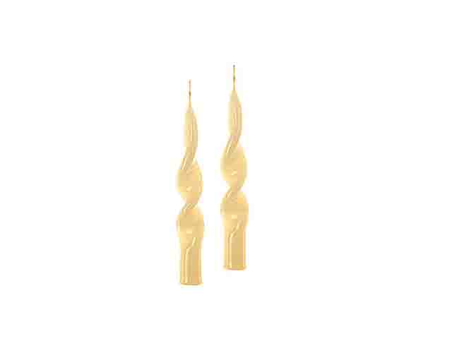 CANDELA FIAMMA 14X2CM 2PZ AVORIO LUCIDO 95362