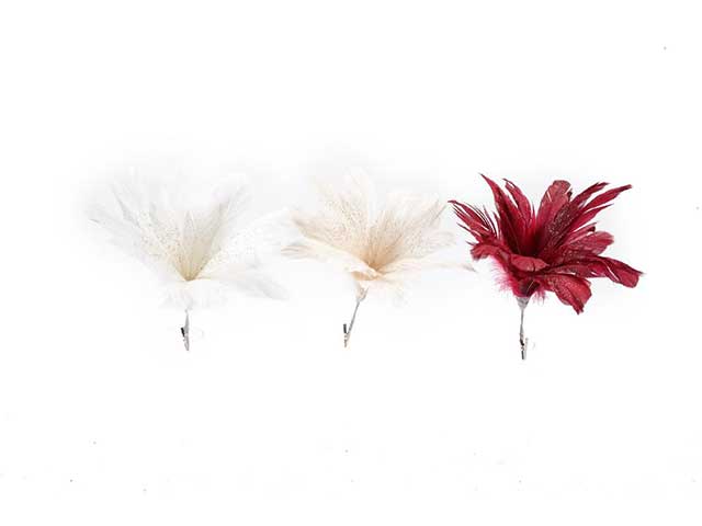 FIORE IN PIUME 23xH25cm 02389