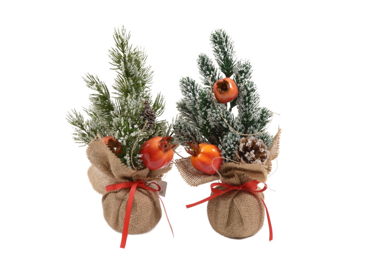 ALBERO DI NATALE CON BASE IN YUTA 27cm 81463