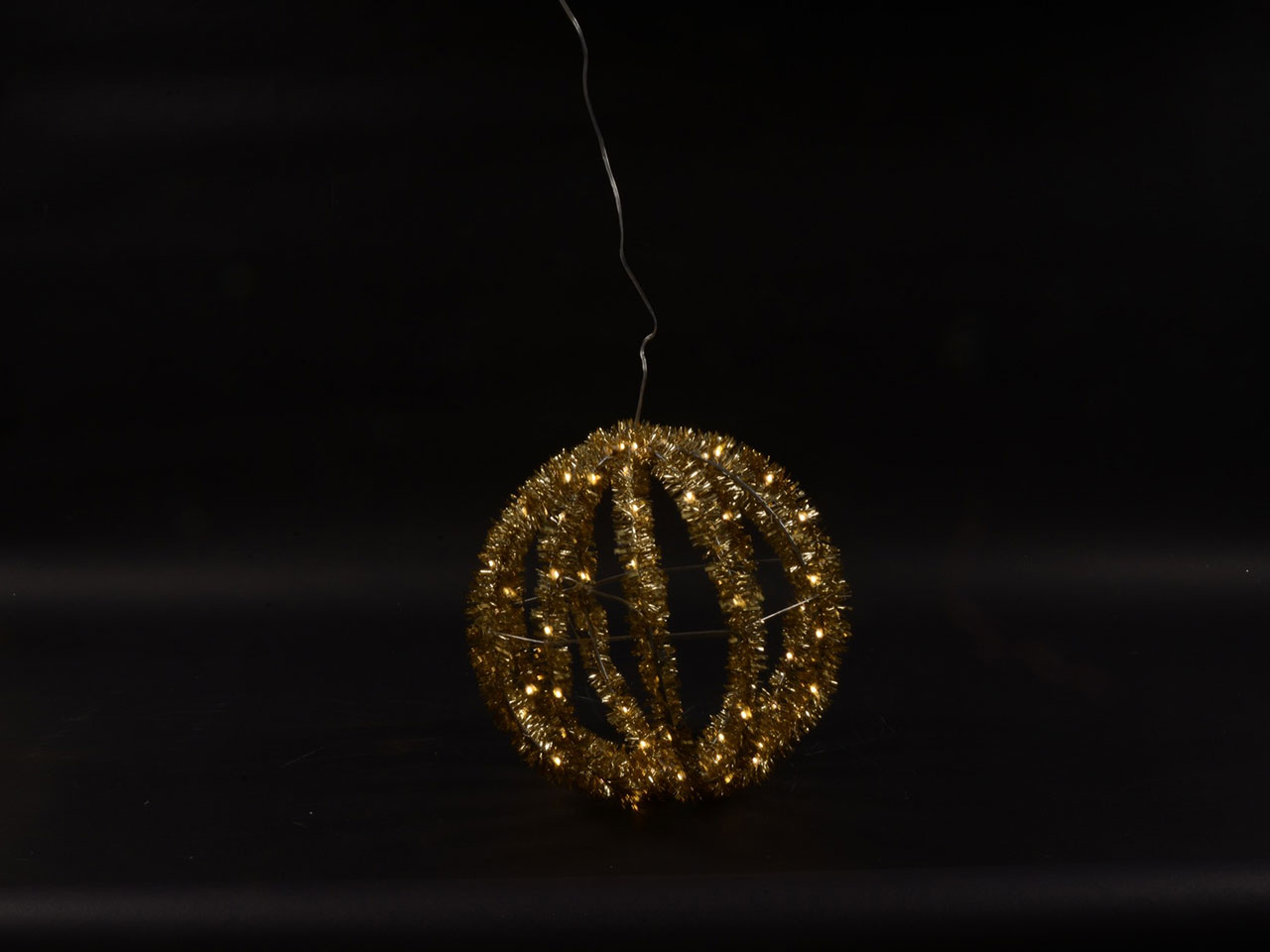 SFERA DI TINSEL CON LUCI RICHIUDI 59226