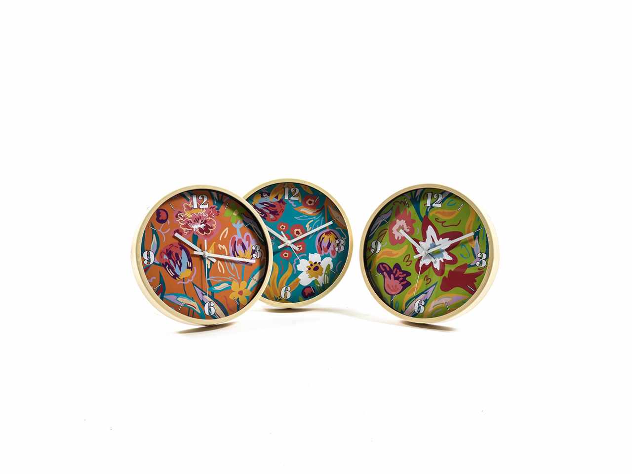 OROLOGIO DA PARETE D.25.5X4CM FAN 47394