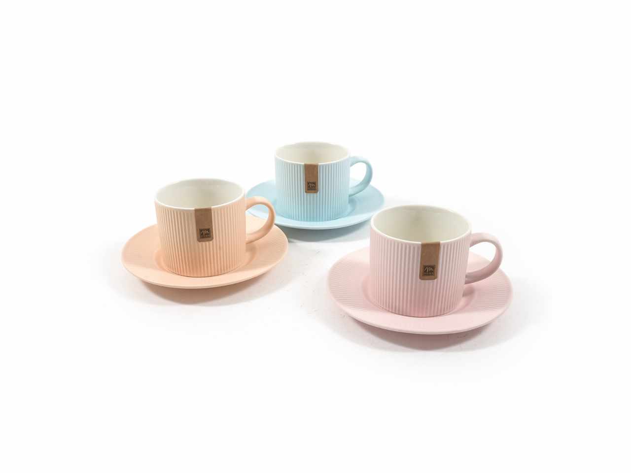 TAZZA CON PIATTINO IN PORCELLANA 38309
