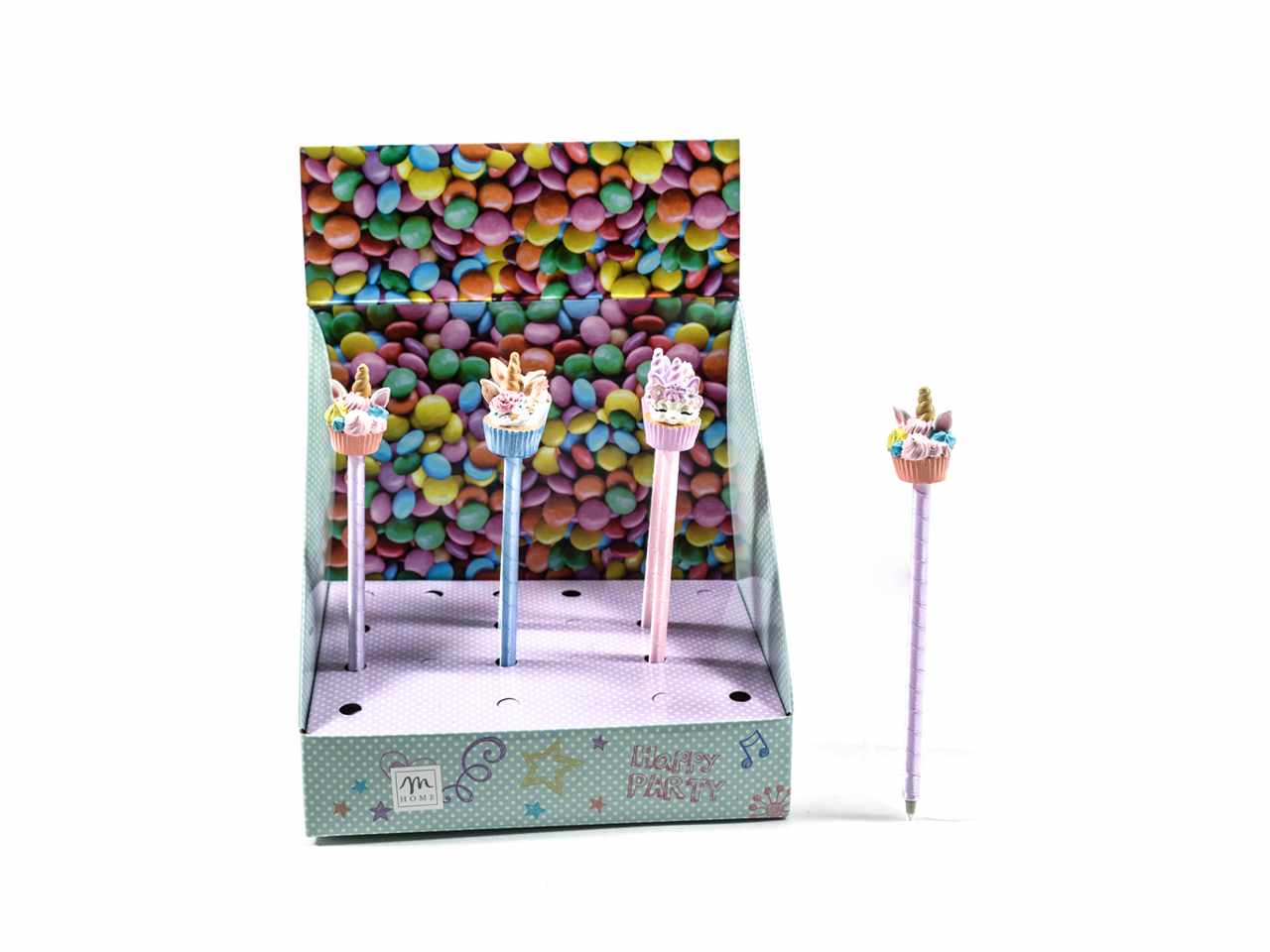 PENNA CON DECORAZIONE IN RESINA 3 41606