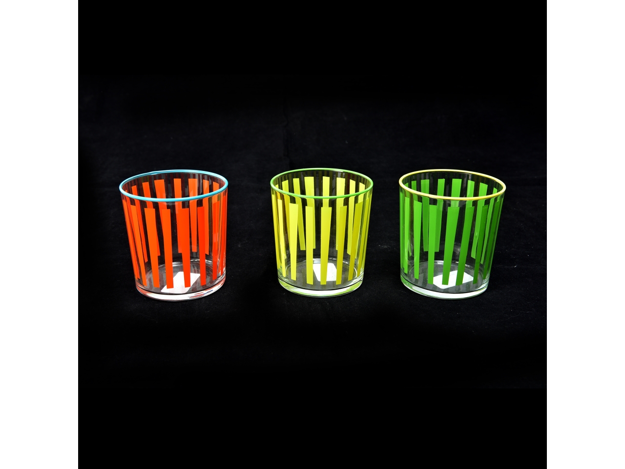 BICCHIERE VETRO 330ML 6pz ASS 9X8,6CM 10128