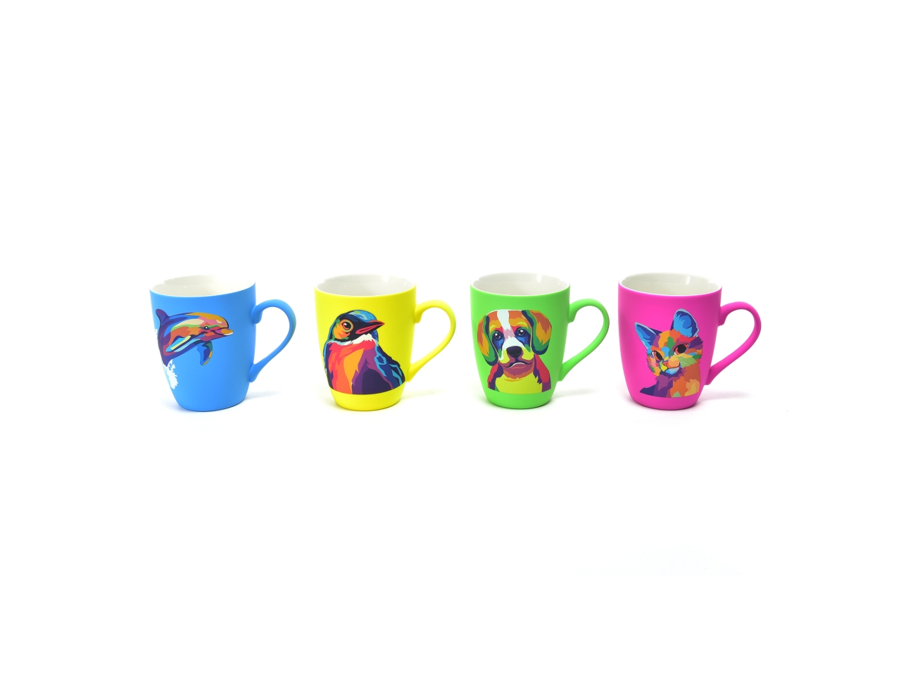 MUG PORCELLANA FLOCC.8,5X10,2 ASS 10516