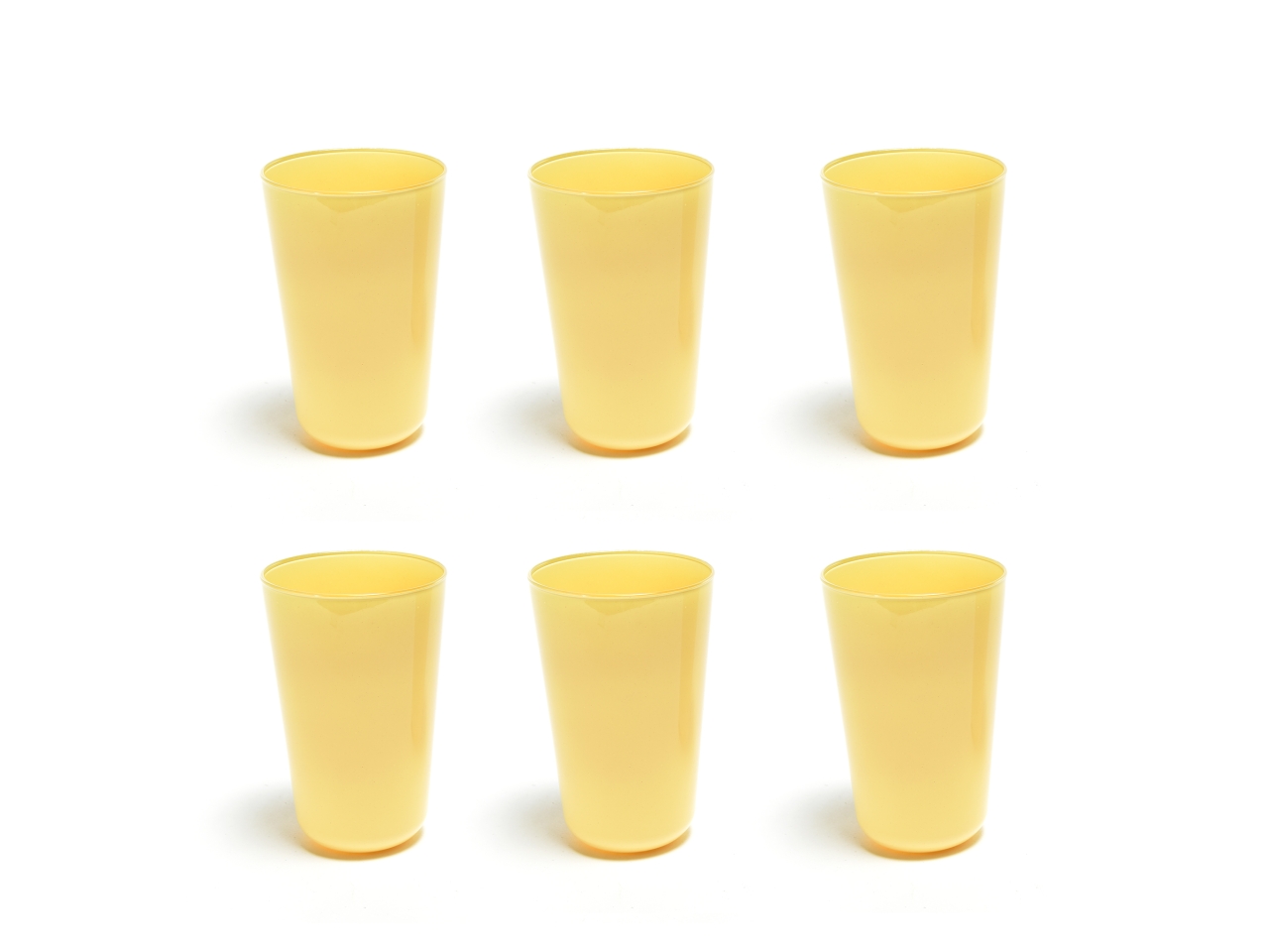 6 BICCHIERI VETRO YELLOW 400ML 09948