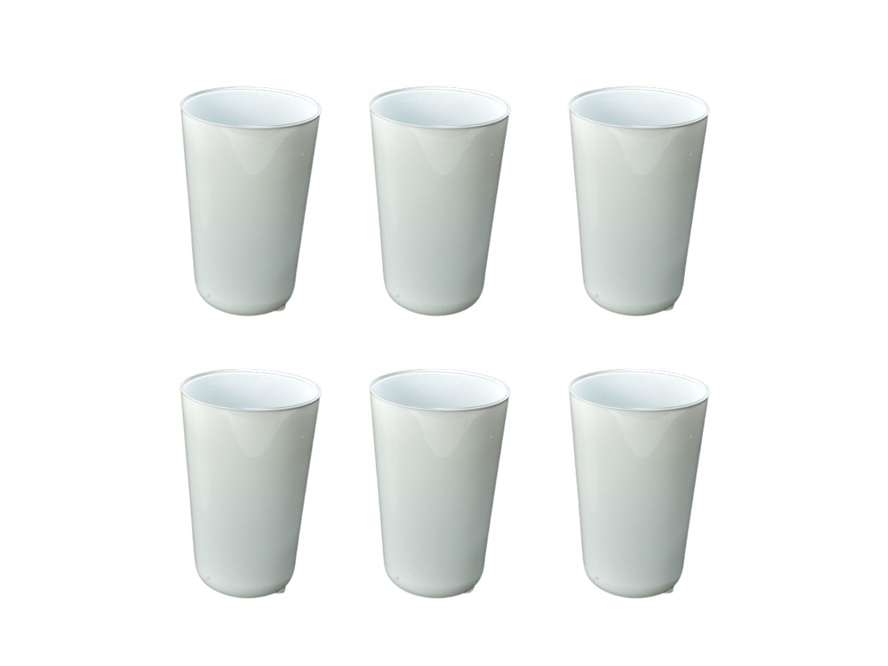 6 BICCHIERI VETRO BIANCO 400ML 09542