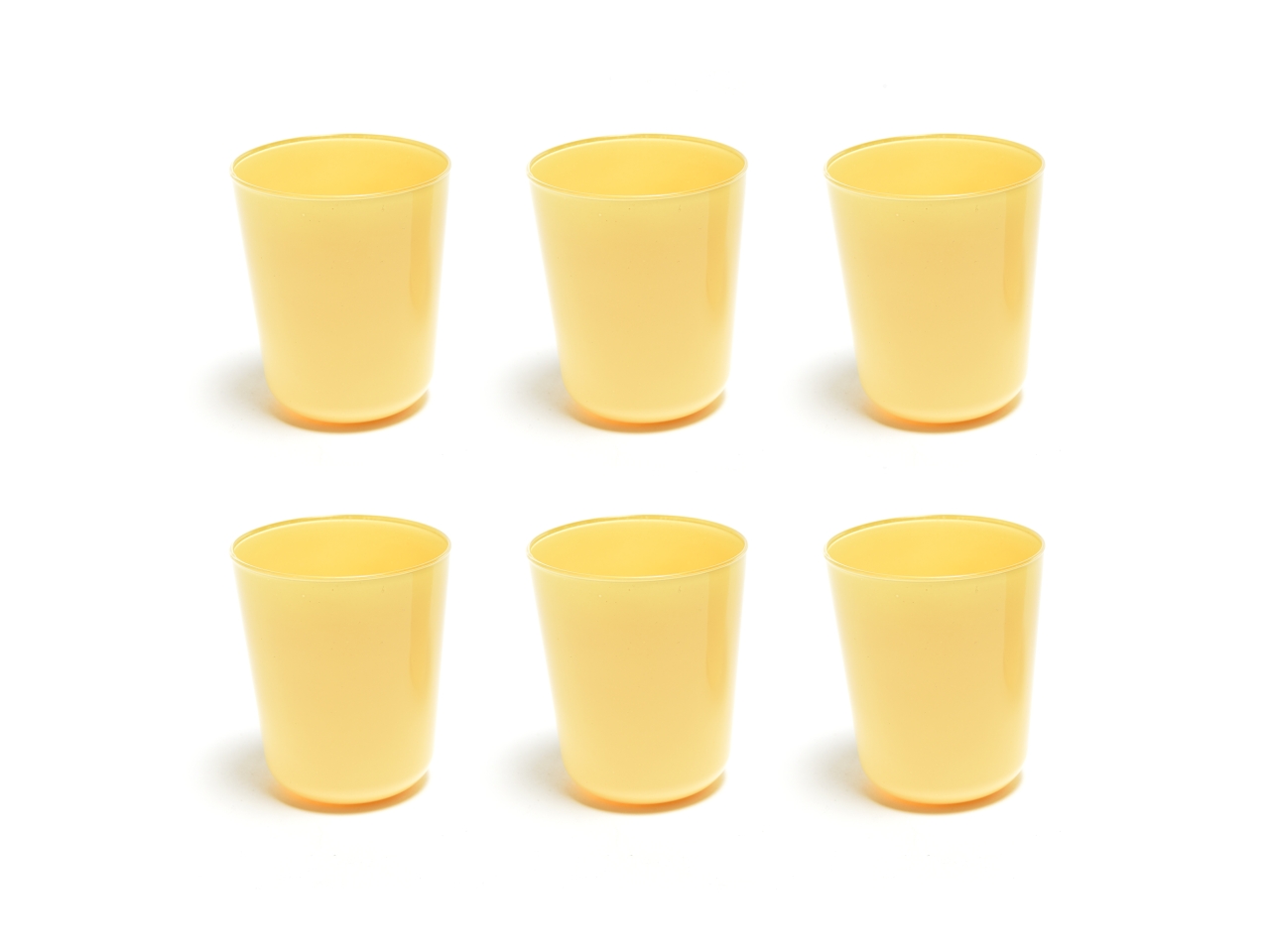 6 BICCHIERI VETRO YELLOW 315ML 09924