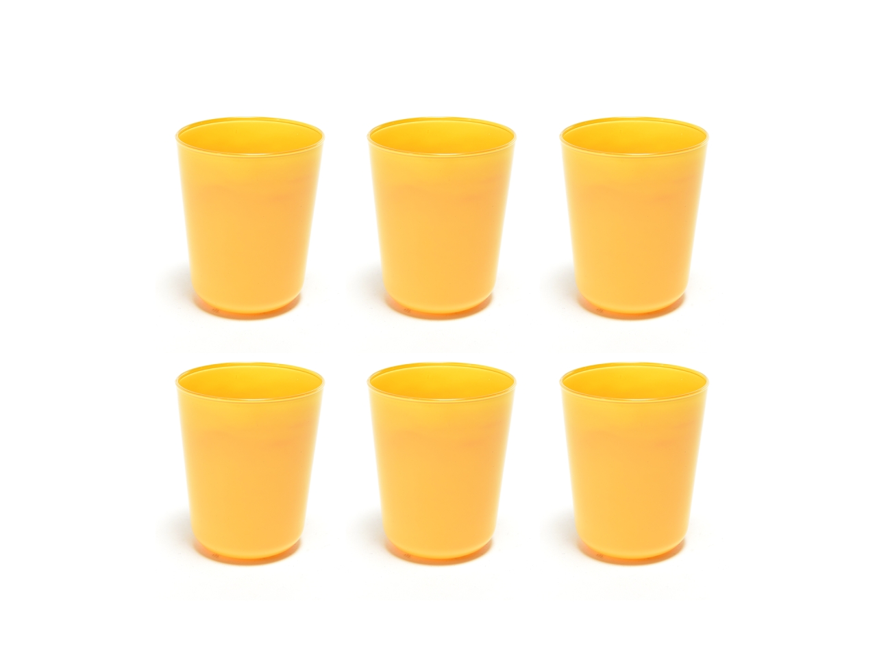 6 BICCHIERI VETRO YELLOW 315ML 09689