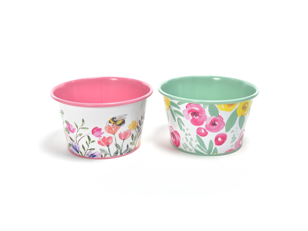 VASO LATTA DECORATO D.19X11CM ASS 12269 VASO LATTA DECORATO D.19X11CM ASS 12269