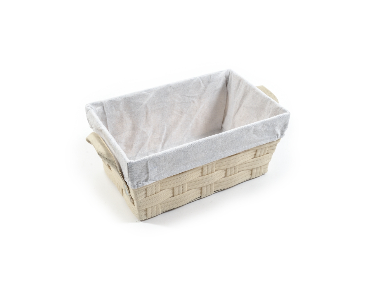 CESTA INTRECCIATA TESSUT.37X24X16 11141