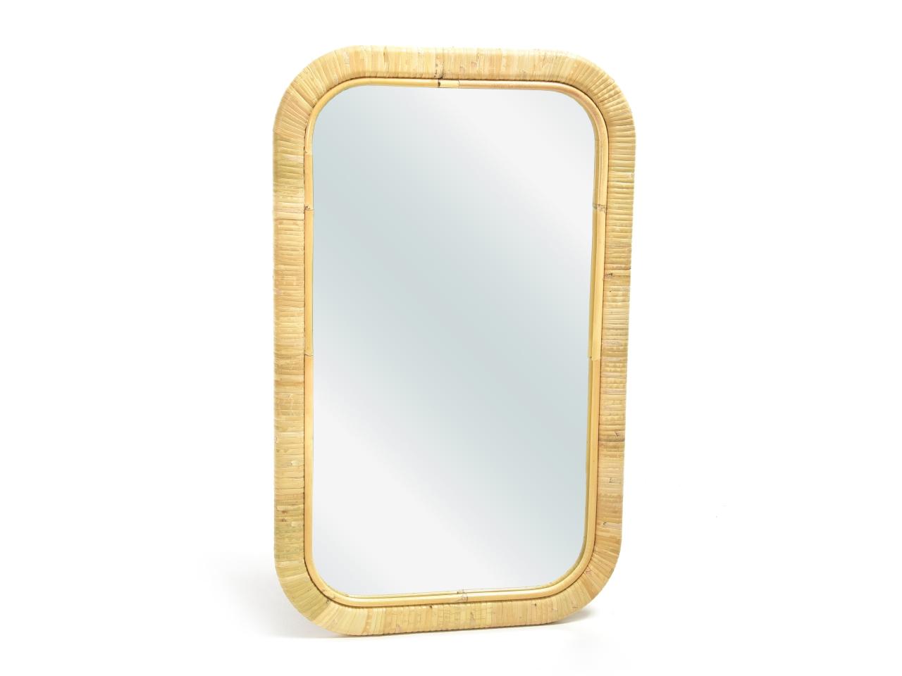 SPECCHIO C/CORNICE VIMINI 53X32,5 05932