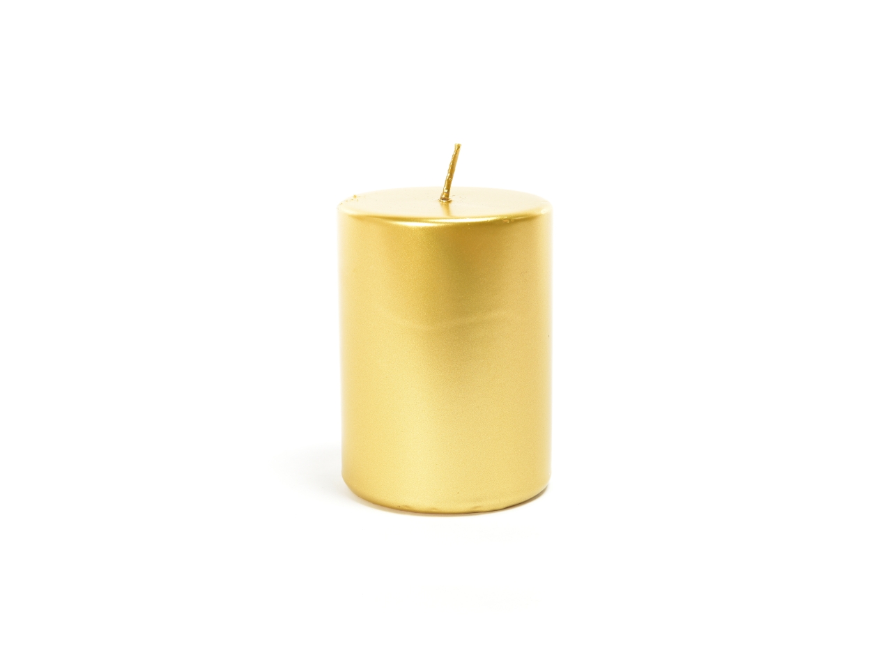CANDELA PILLAR ORO 10X6CM 94397