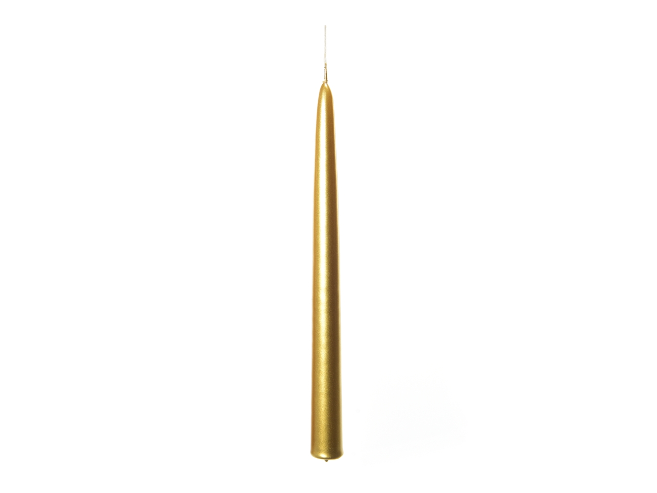 CANDELA STELO METALLICA ORO 25CM 94304