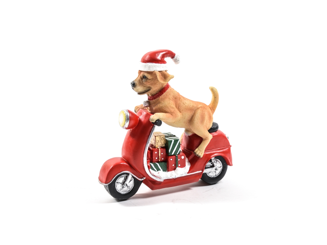 CANE SU MOTORETTA 19X5X19CM 46257
