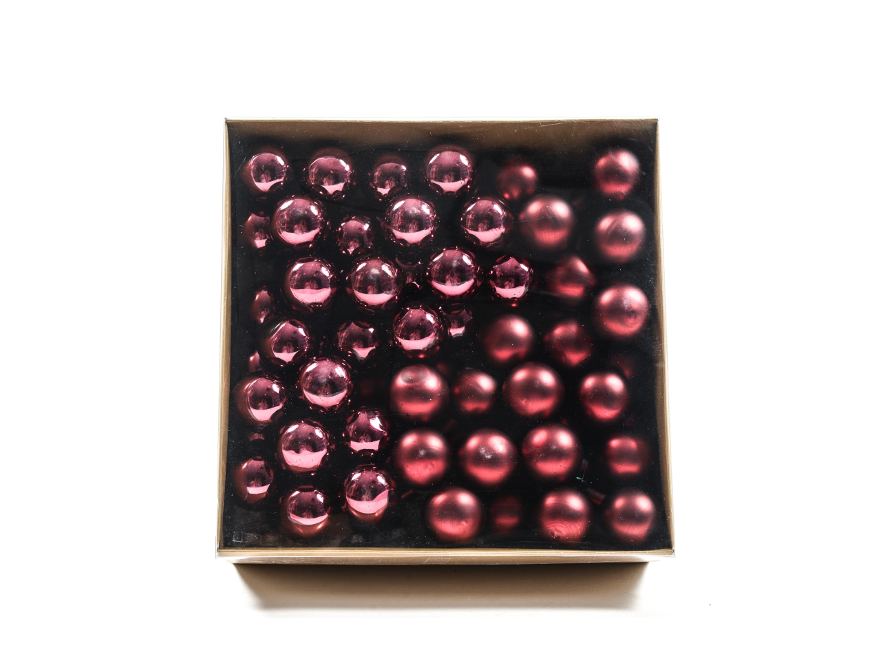 PALLA 3CM 72PZ ROSSO VINO 23722