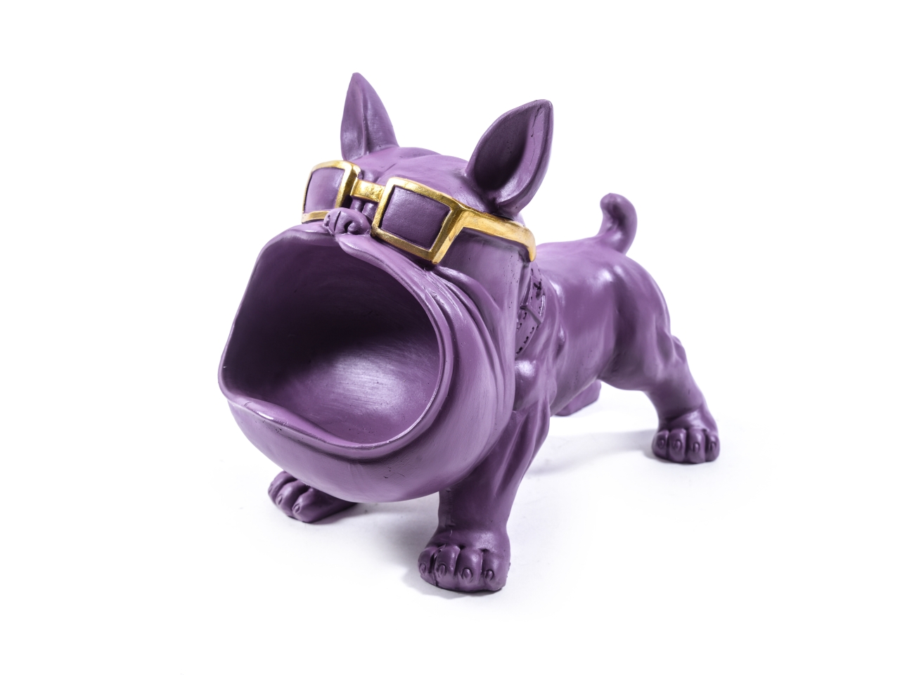 STATUA BULLDOG 26X13X20CM VIOLA 36687 STATUA BULLDOG 26X13X20CM VIOLA 36687