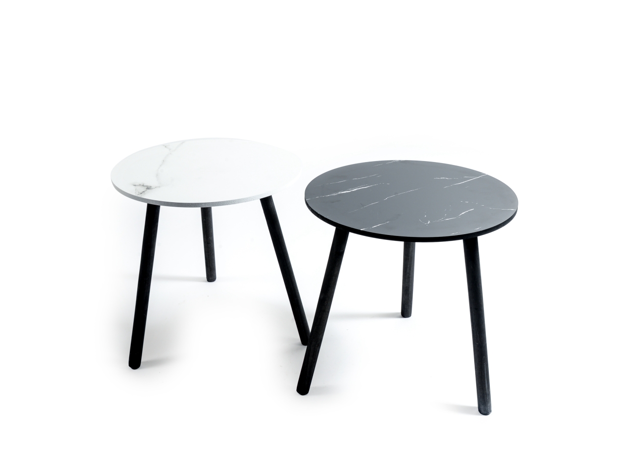 TAVOLINO IN LEGNO E MDF D.38X39CM 31774