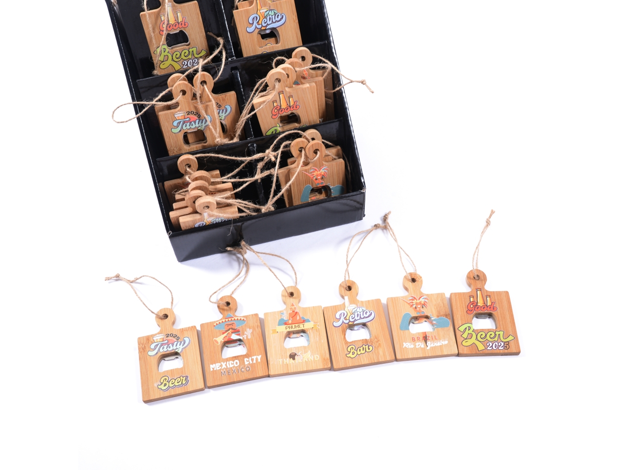APRIBOTTIGLIA BAMBU’ 11X6,5CM ASS 45399