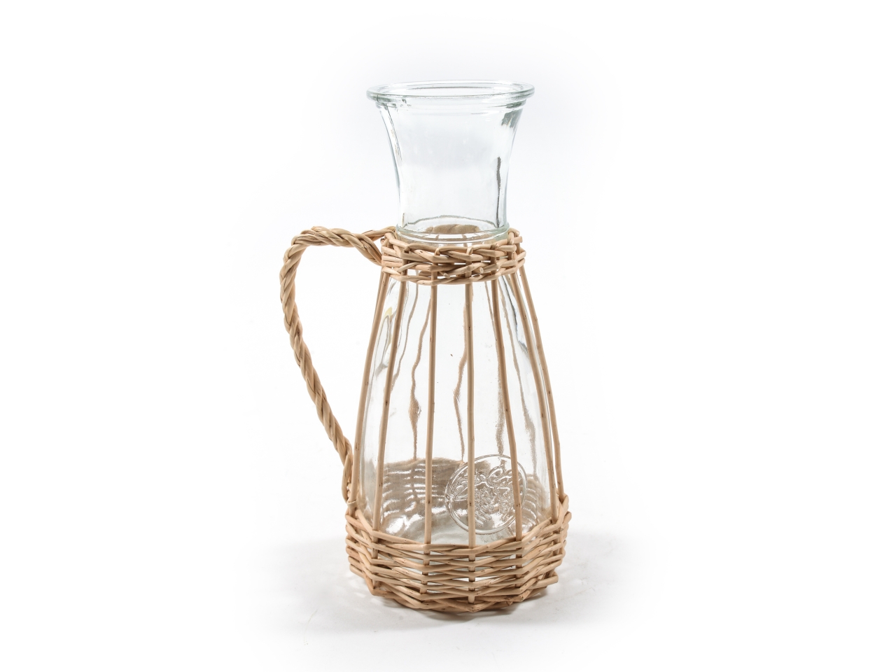 CARAFFA IN VETRO C/MANICO INTR.1L 34652