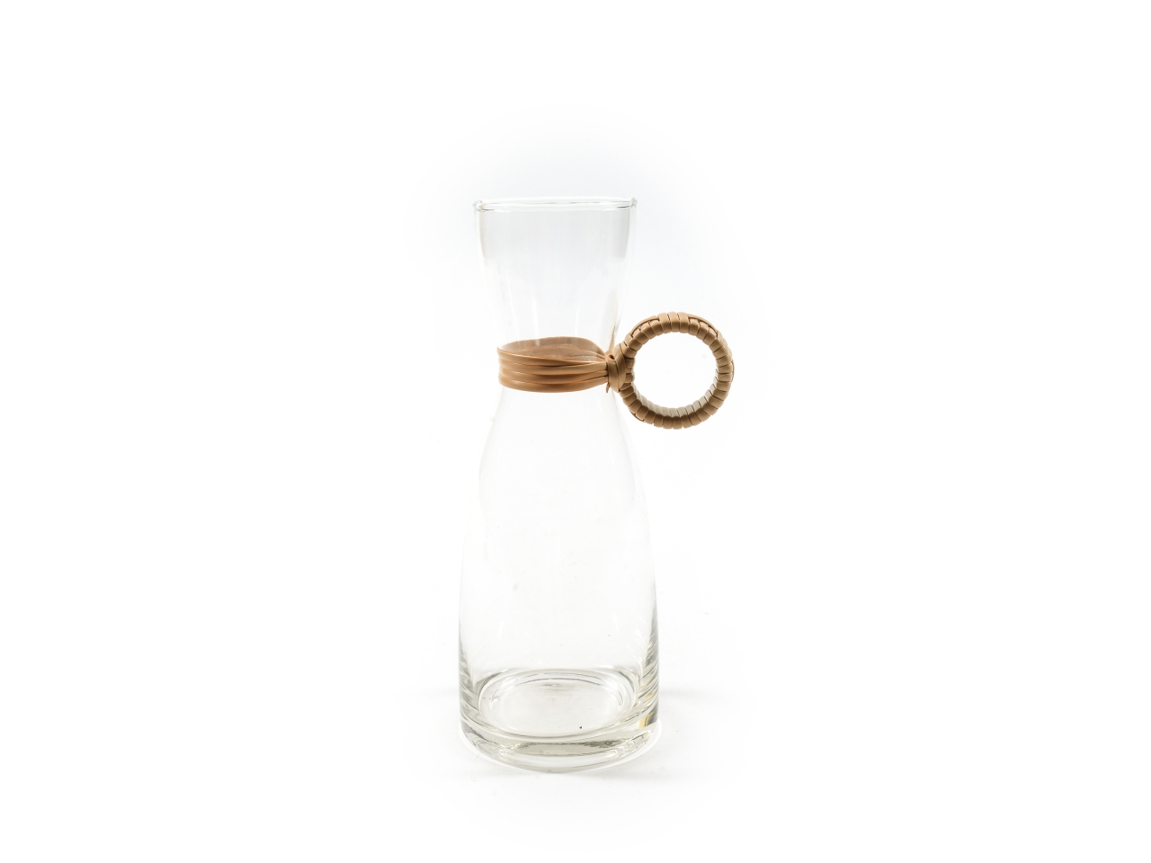 CARAFFA VETRO C/MANICO 1L H.26 CM 34706