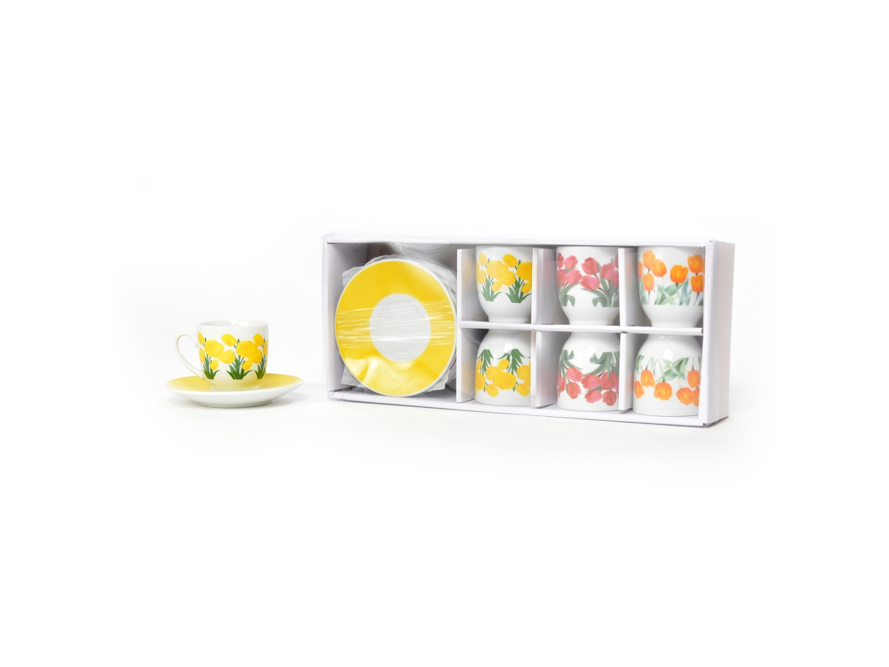 TAZZINE 6PZ 80ML 31,2X12,9X5,9 CM 23653