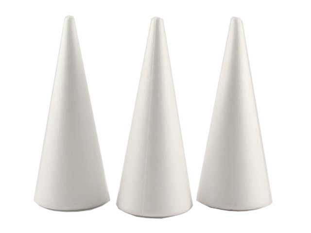 CONO ESPANSO 3pz 25x10cm 10770