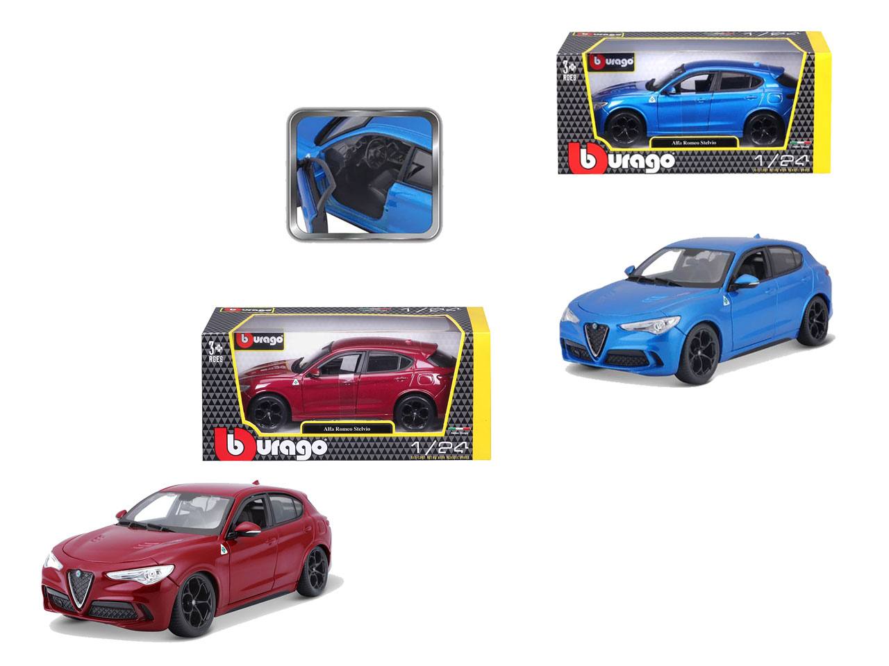BBURAGO AUTO 1:24 ALFA ROMEO STELVIO 390698.006