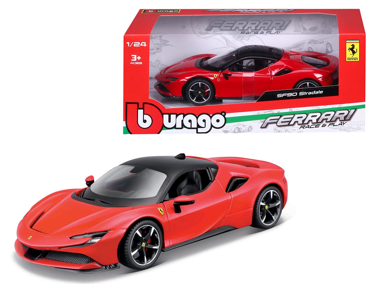AUTO FERRARI SF90 STRADALE SCALA 1:24 18-26028