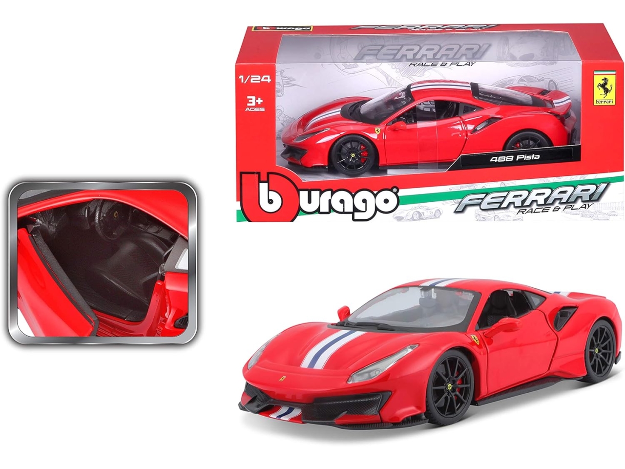 AUTO FERRARI 488 PISTA 1:24 390596.006
