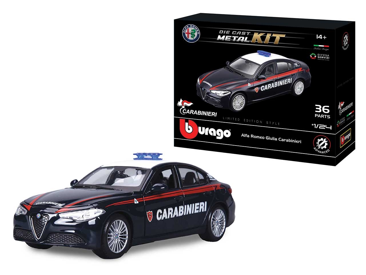 MODEL KIT GIULIA CARAB.1:24 18-25128