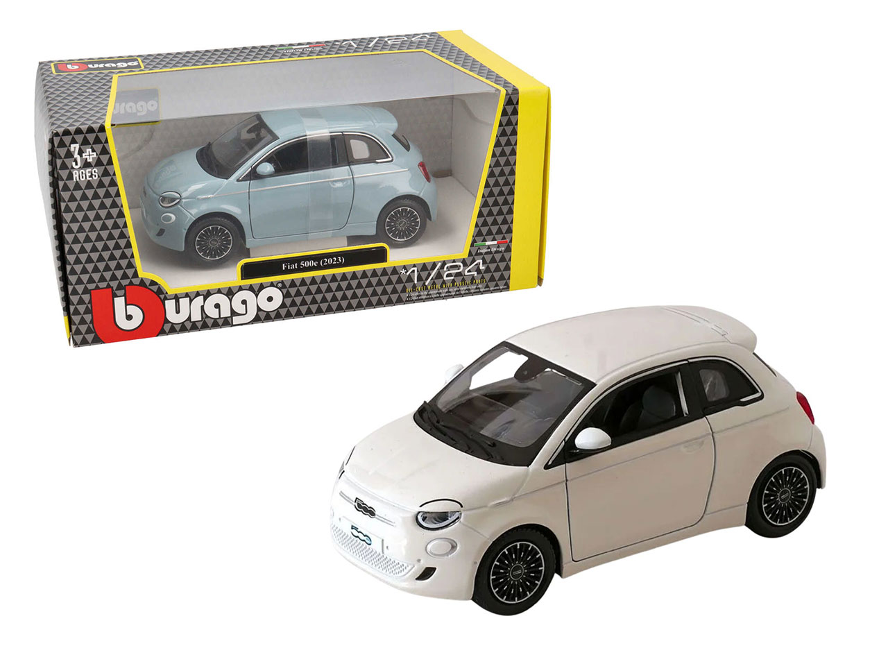 AUTO FIAT 500E ANNO 2023 SCALA 1:24 18-21110 WT