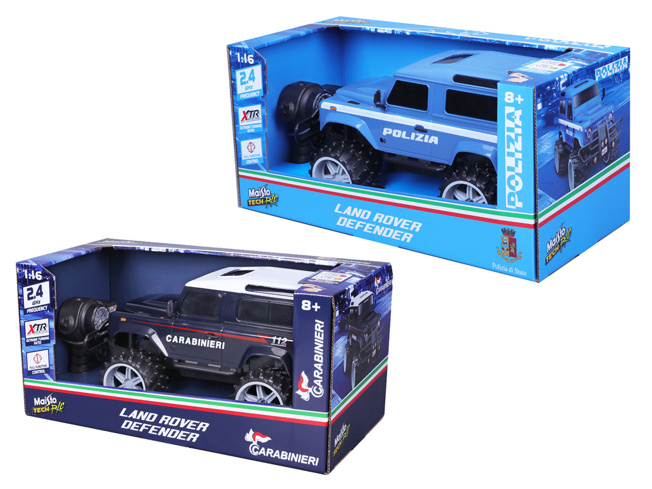 LANDROVE.RC CAR./POL./V.D.FU.1:16 82639