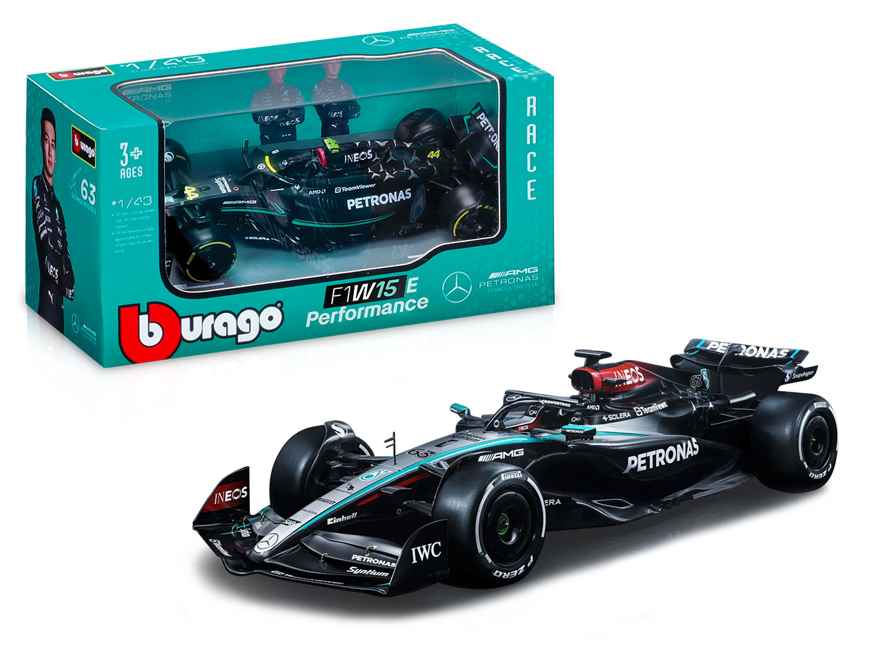 MERCEOES-AMG F1 1:43 18-38108_18-38208R