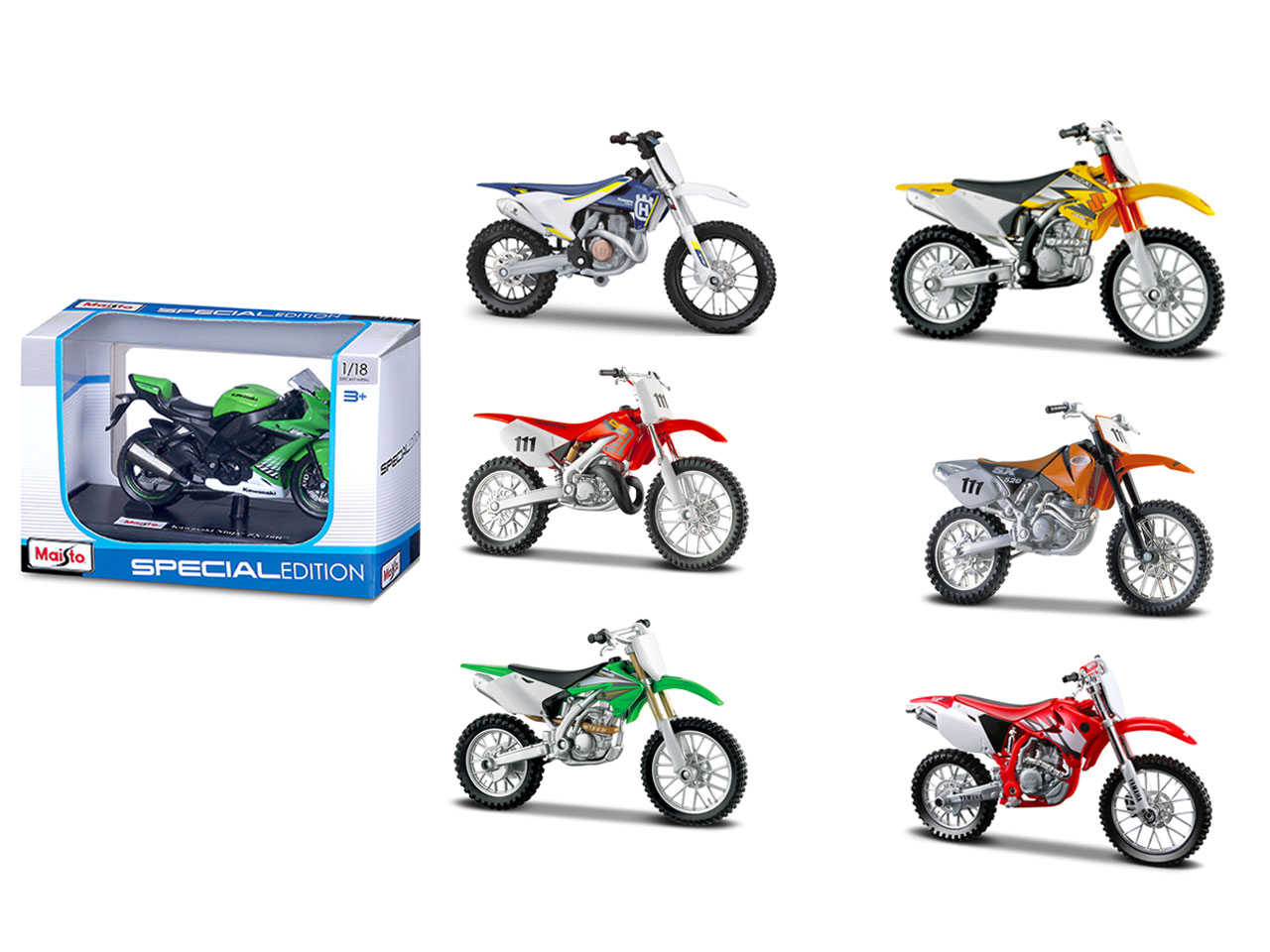 AUTO SPECIAL EDITION MOTORCYCLES SCALA 1:18 39300