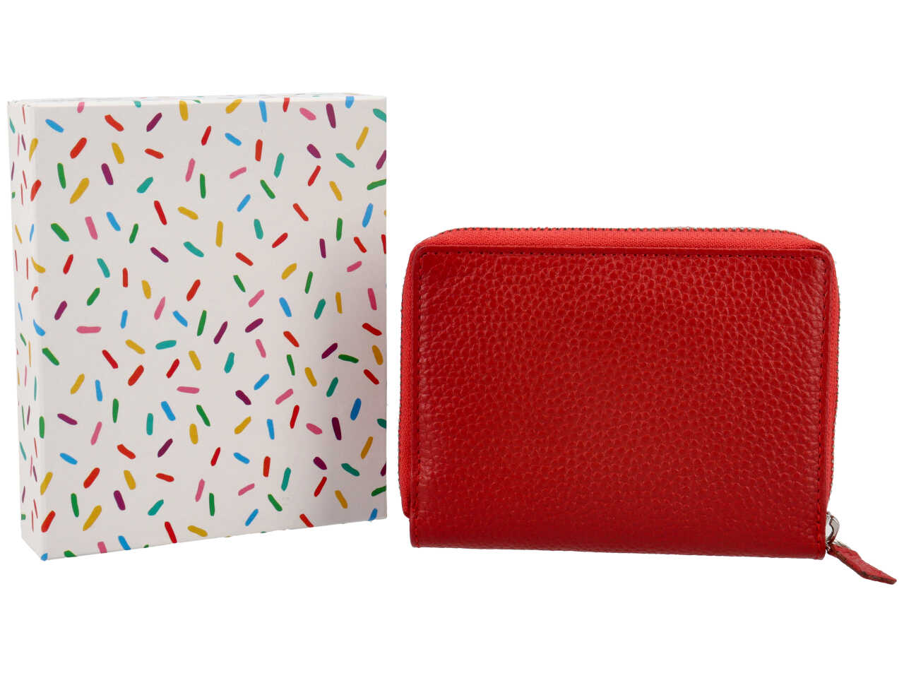 P.FOGLIO DONNA PELLE ROSSO 221ZD4