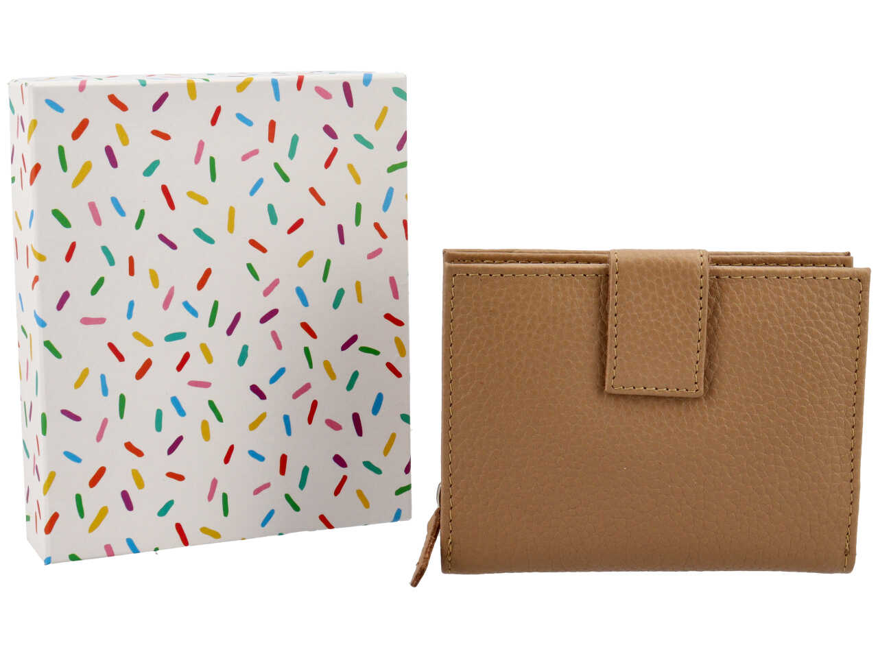 PORTAMONETE DONNA PELLE MARRONE 167MD7