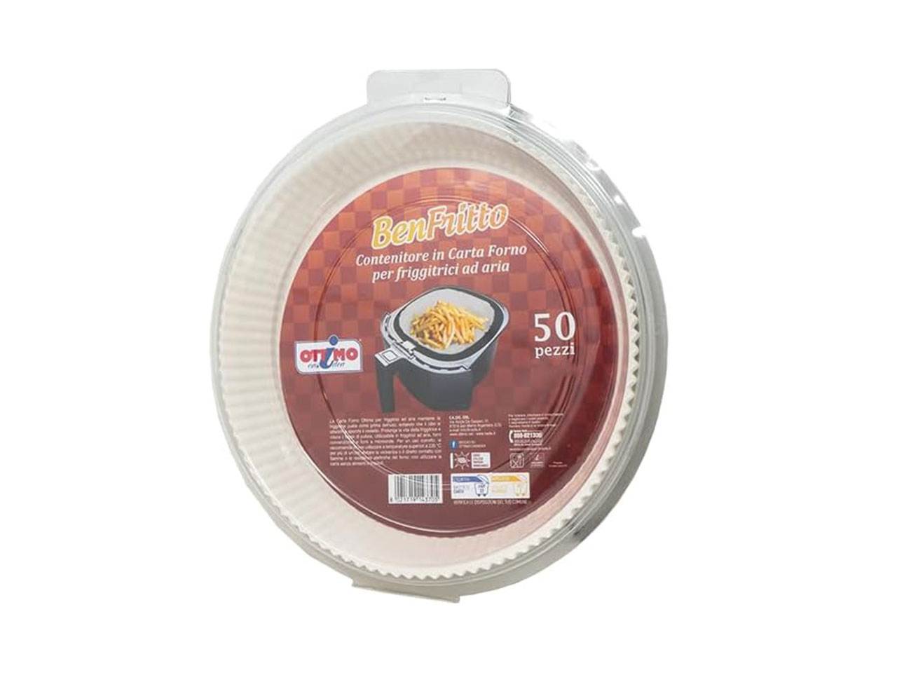 PIROTTINI CARTA FORNO 50PZ 16XH4,5CM 1028