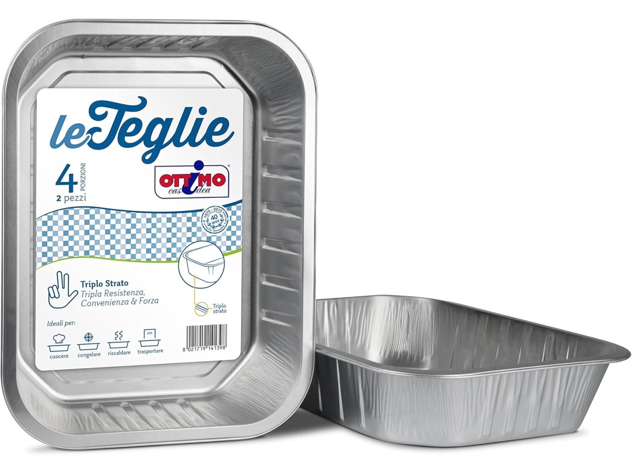 TEGLIE 4 PORZIONI 2PZ 404