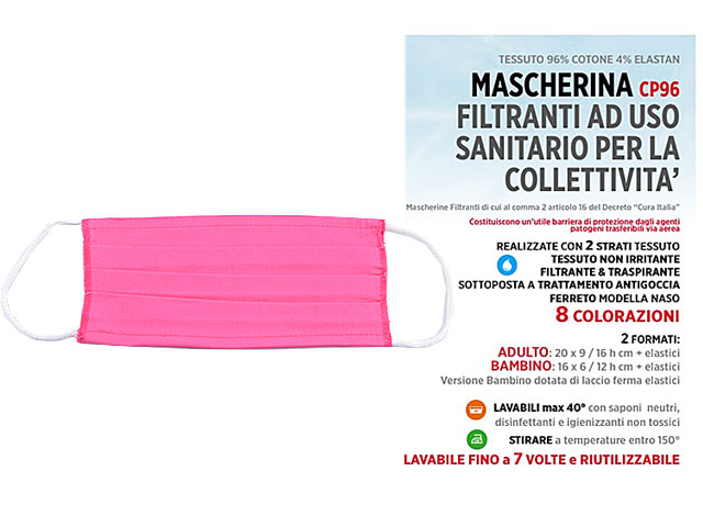 MASCHERINA CP96 – FUXIA