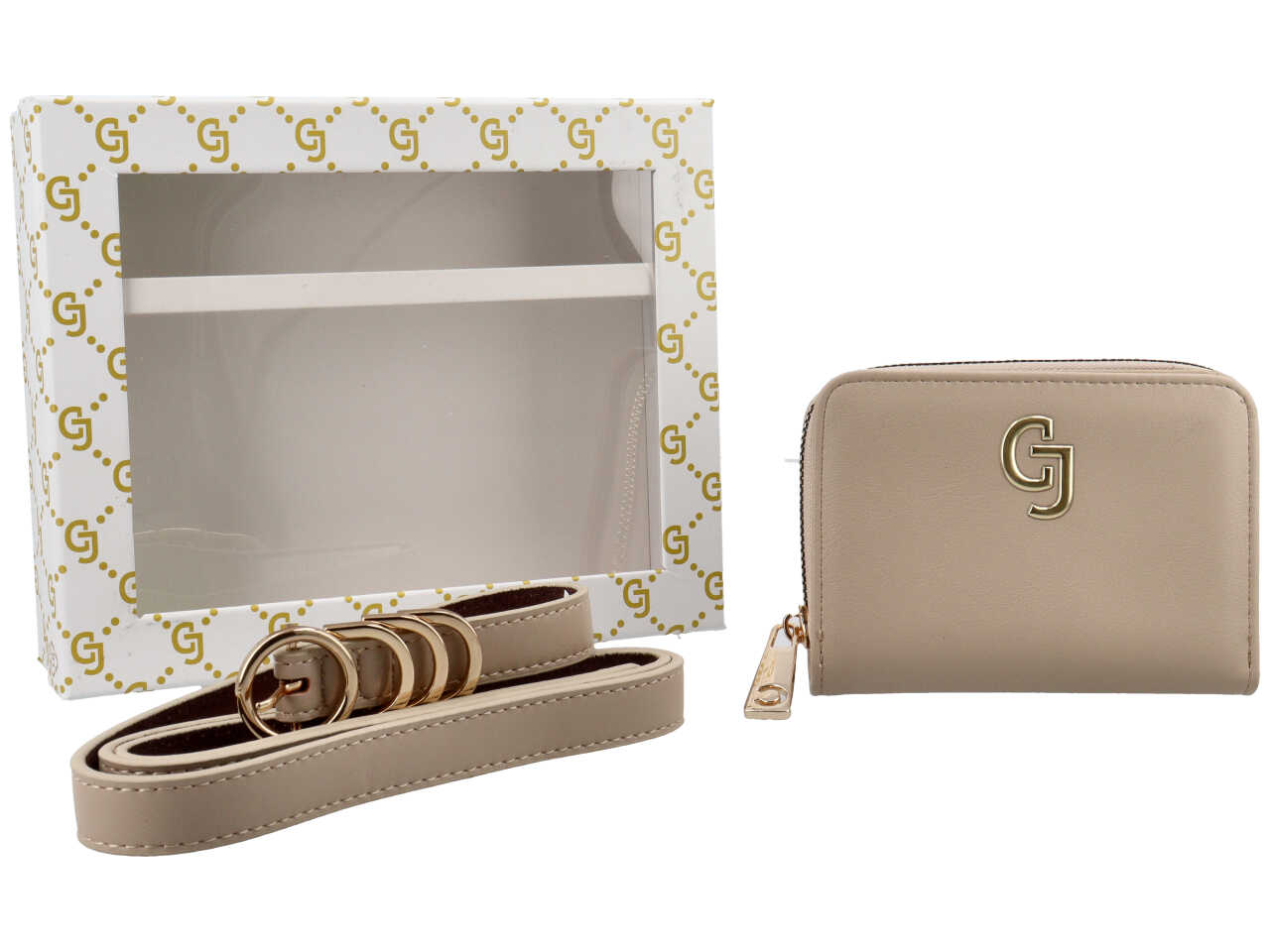 STELLA P.FOGLIO ZIP BEIGE CAP02WGB1205