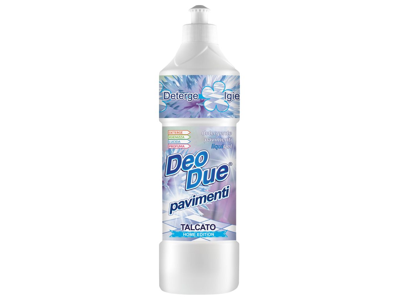 DEO DUE DETERGENTE PAVIMENTI TALCATO 750ML  DD067